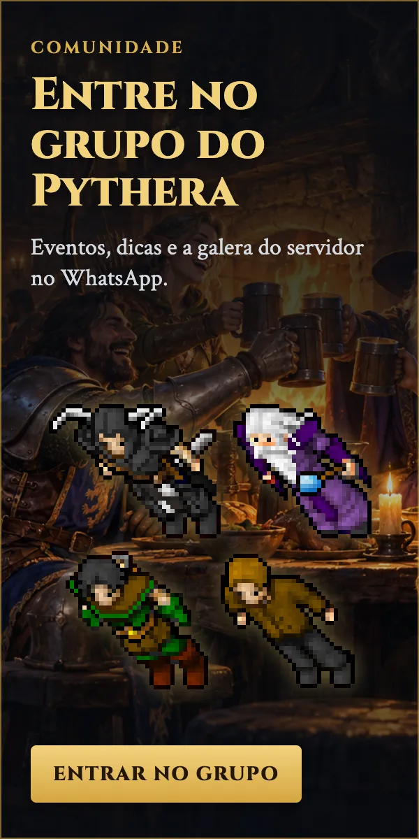 Entre no grupo do Pythera no WhatsApp