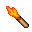 lit torch
